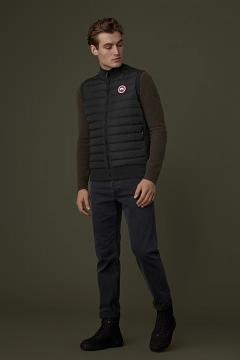 Chamarras Canada Goose Hombre México - HyBridge Chalecos Negros TA3579186